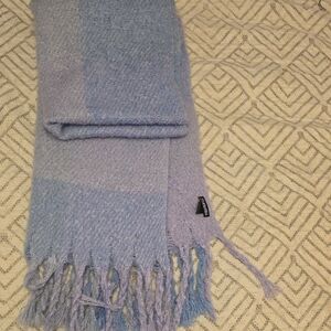 Steve Madden Pastel Purple Fringed Scarf